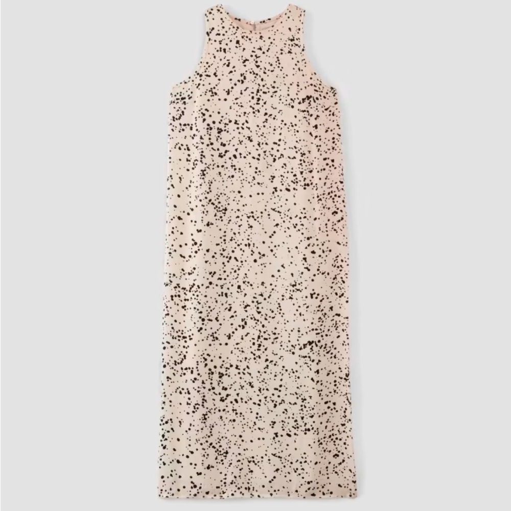 Everlane Cream Speckled Midi Dress - Picture 3 of 3